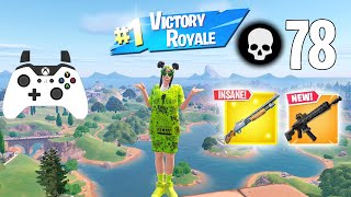 78 Elimination Solo Vs Squads Gameplay Wins (BILLIE EILISH Fortnite Season 2 Xbox Controller)