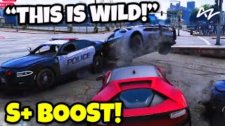 AnthonyZ Gets In A WILD Chase During S+ BOOST! | GTA 5 RP NoPixel