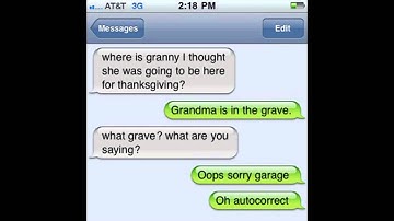 Funny auto correct fails