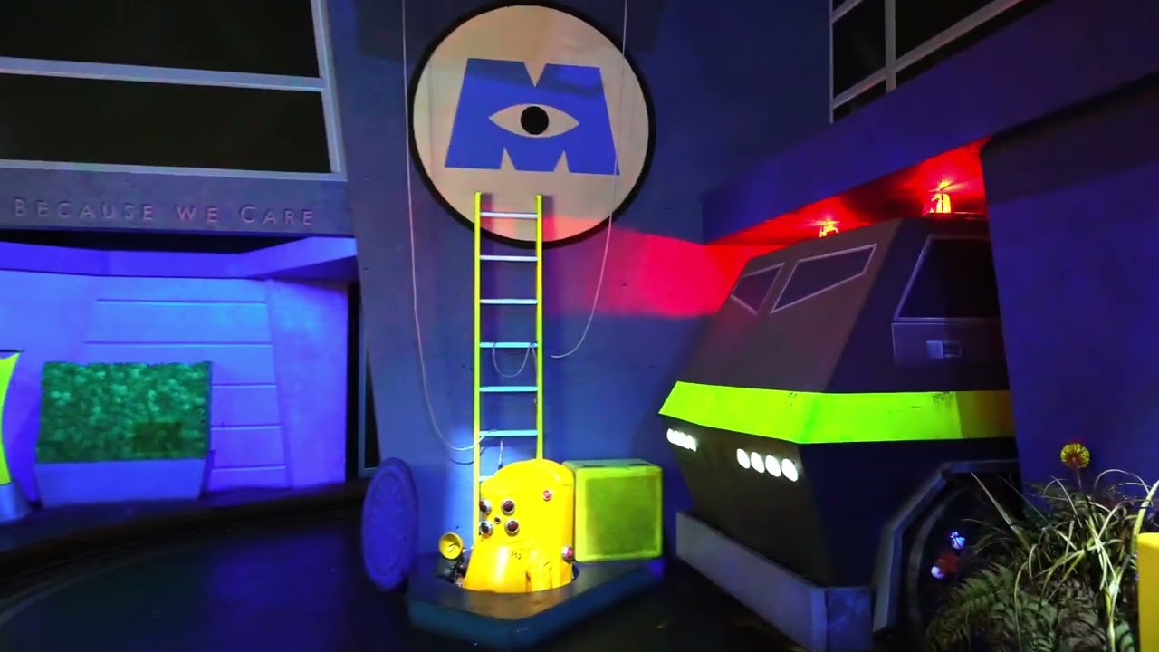 2023 Monsters Inc DARK RIDE in 4K 60FPS, Disney California Adventure
