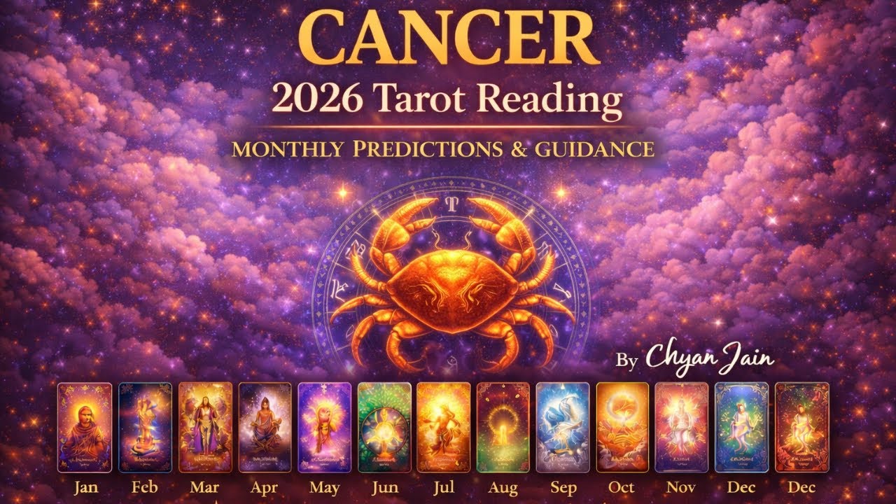 Cancer 2026 Tarot Reading 🔮 Monthly Predictions | Love • Money • Health • Spiritual Guidance