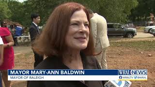 Residents celebrate groundbreaking on affordable housing project in Raleigh