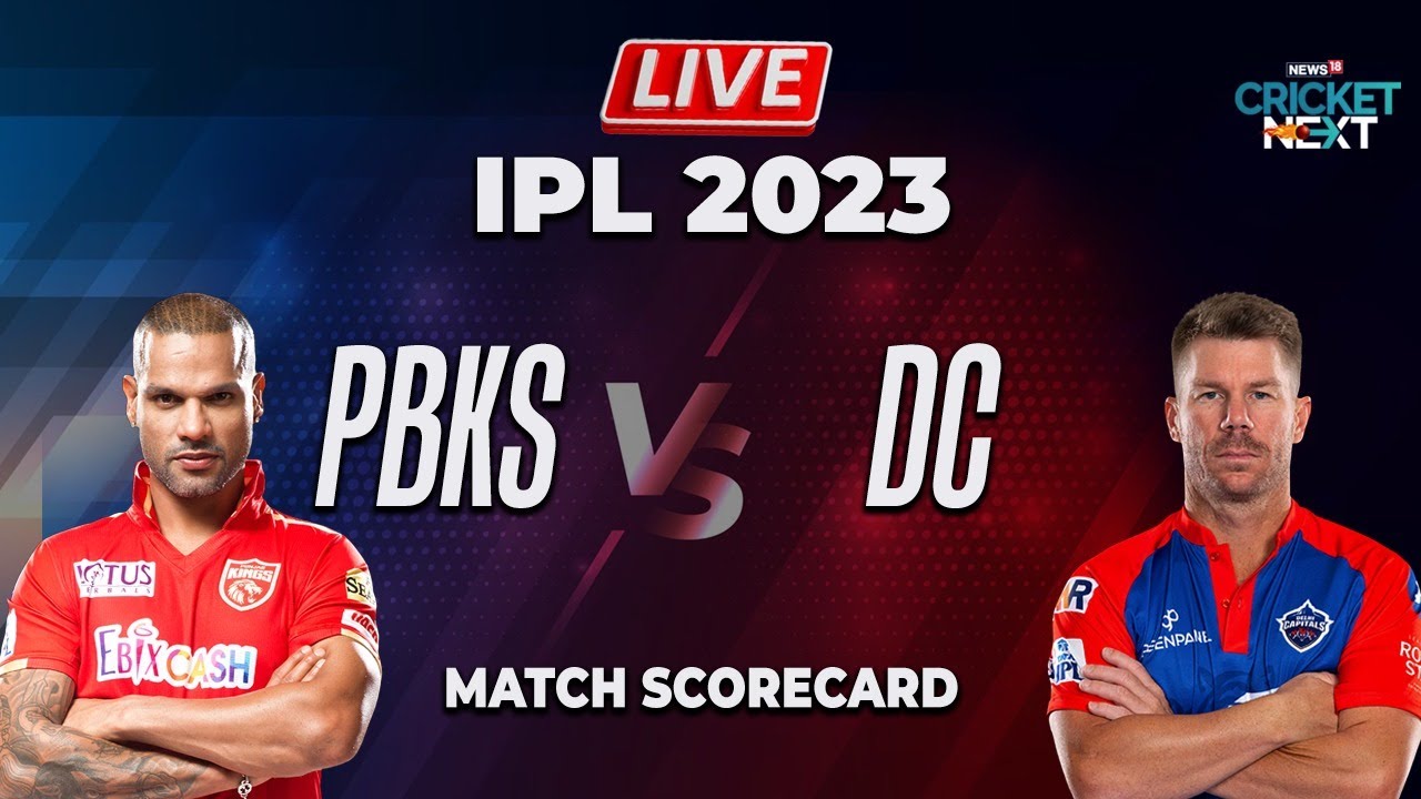 🔴PBKS vs DC Live Cricket Score IPL 2023 Delhi Capitals Dent Punjab Kings Playoffs Mission