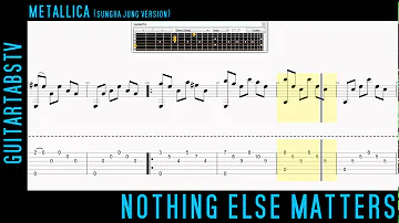 Metallica Nothing Else Matters Fingerstyle Guitar Tabs (Sungha Jung)