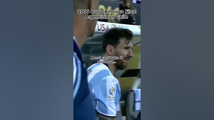 Messi’s Road To 2021 Copa America  Final…