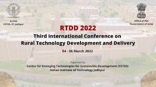 3rd International Conference on Rural technology Development and Delivery (RTDD) 4th March