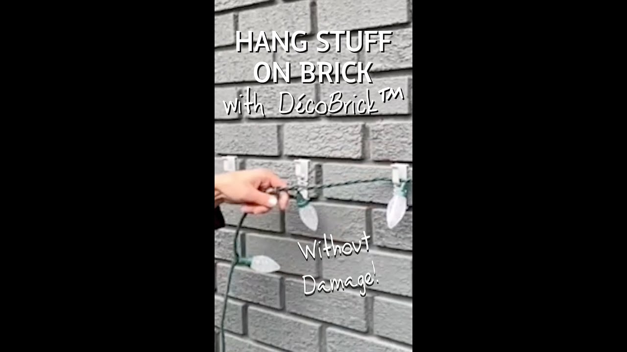 Hang Stuff On Brick With D coBrick Hangers Shorts YouTube Hang Stuff On Brick With D coBrick Hangers Shorts YouTube
