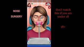 nose surgery with dr sara day 1 (mobile gameplay) 18+ screenshot 4