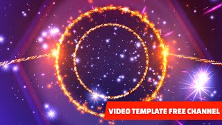 Purple Tones Cool Shocking Style Particle Spherical - Background Video