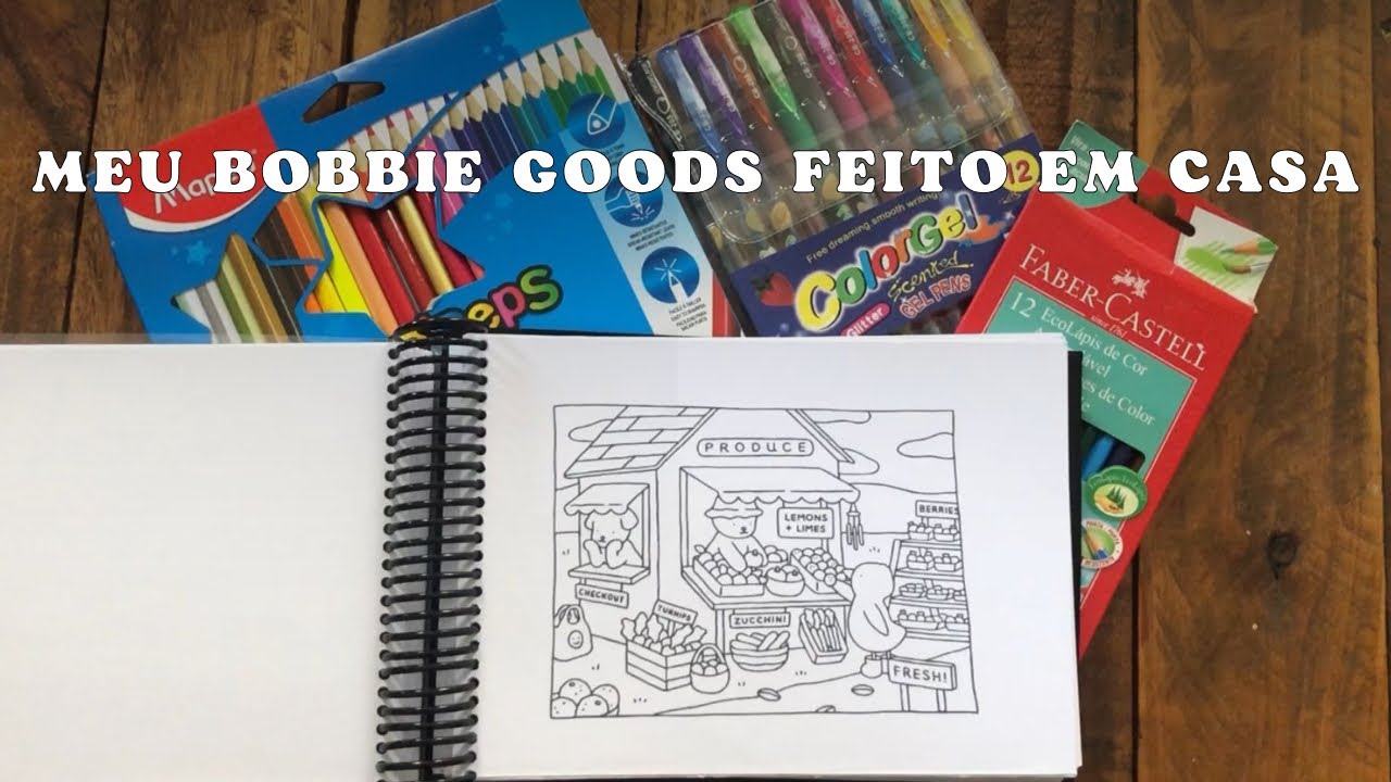 review livro de colorir BOBBIE GOODS + PDF