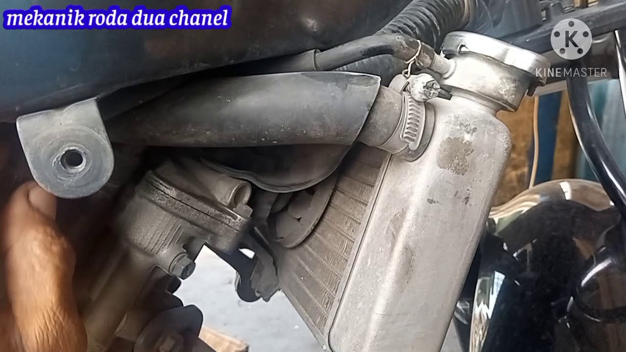 penyebab air radiator Vixion cepat habis.