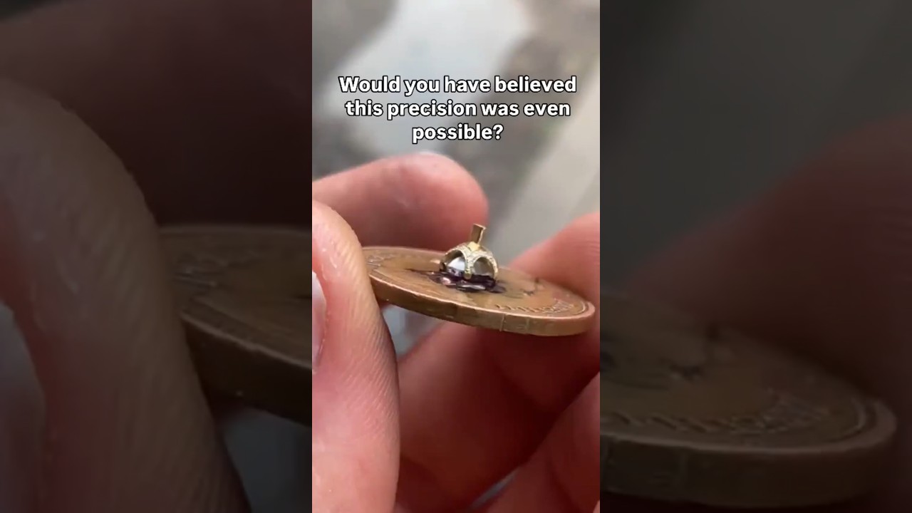 It's insane the precision possible now with microscope gem setting!