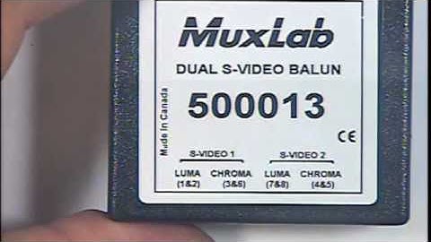 500013 Dual S-Video over CAT5
