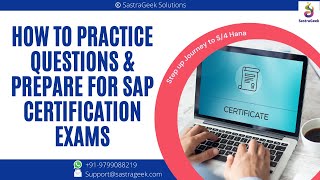 How to Practice Questions & Prepare for SAP Certification exams