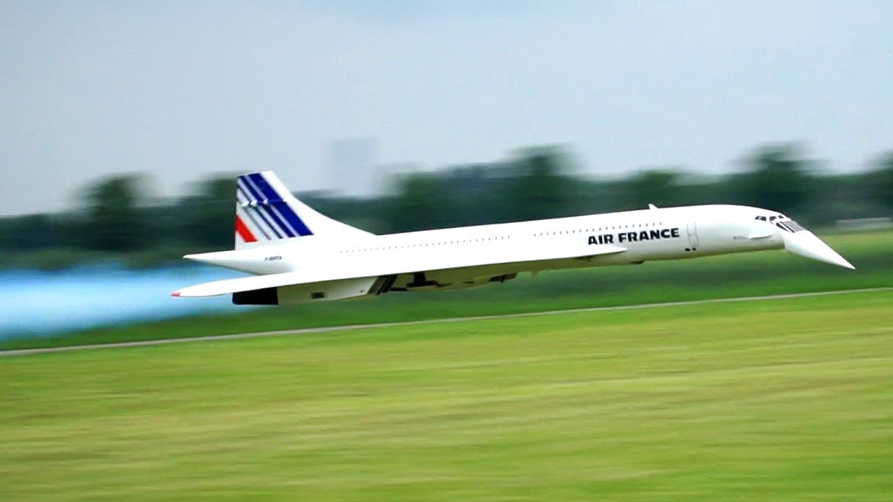 rc concorde turbine model jet