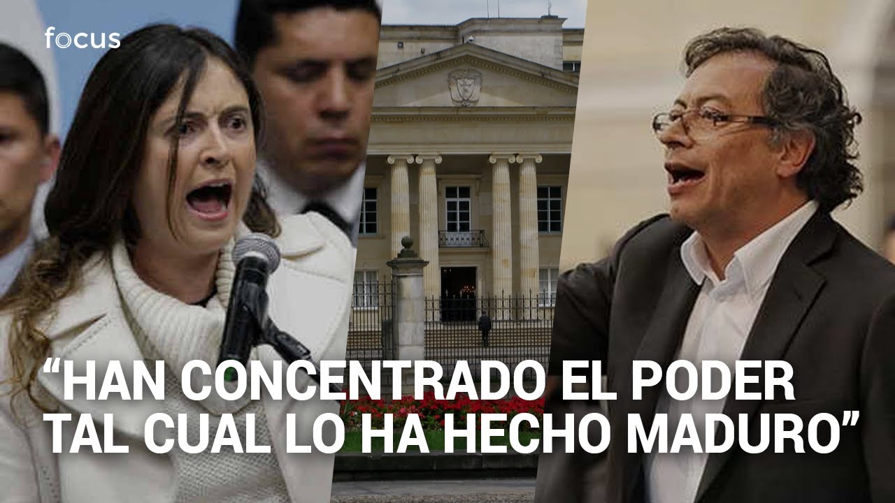 El fuerte agarrón entre Gustavo Petro y Paloma Valencia en el Senado ...