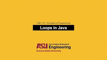 CSE 110 - Loops in Java