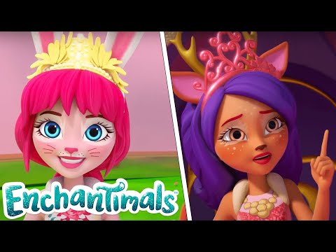 Enchantimals Royal Isle Ball | Royal Pop Party Rock! ROYAL BALL DANCE PARTY! | Episódio 29 e 30