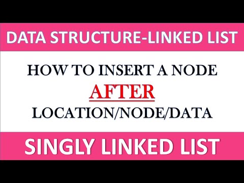 Insertion of node after the Given Data in Single Linked List