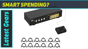 CKLau Quad Monitor Displayport KVM Switch MST: The Ultimate Multi-Computer Setup Solution!