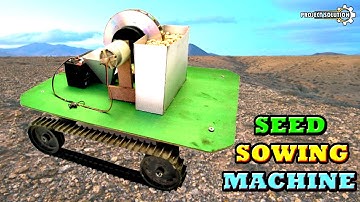 MOTORIZED SEED SOWING ROBOT || MECHANICAL MINOR PROJECT ||  PROJECT SOLUTION