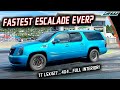 Twin Turbo 427 Escalade Going For 9 Second Pass On LOW BOOST! (LSXcalade Sick Week Days 4-5)