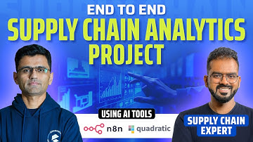 Data Analysis using AI Tools | Quadratic | N8N | Supply Chain