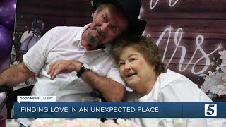 Nursing home residents get married after finding love during pandemic