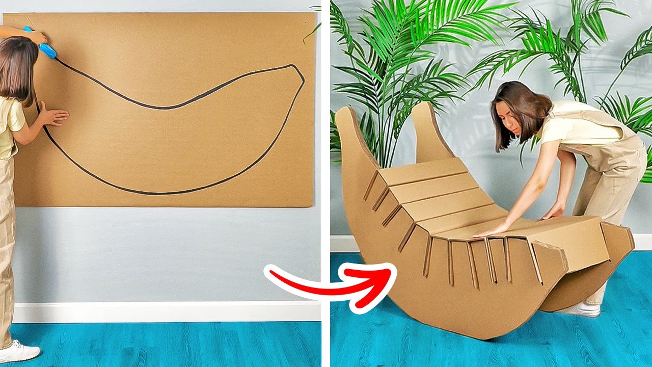 Amazing DIY Furniture From Cardboard And Other Unusual Home Decor