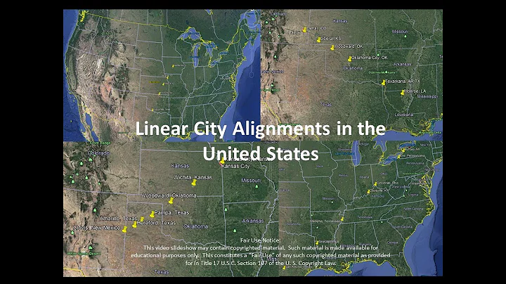 Looking at Linear City Alignments in the United States