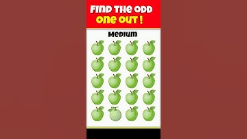 Find the odd emoji out ! emoji challenge #shorts riddles #paheli #video eye test game