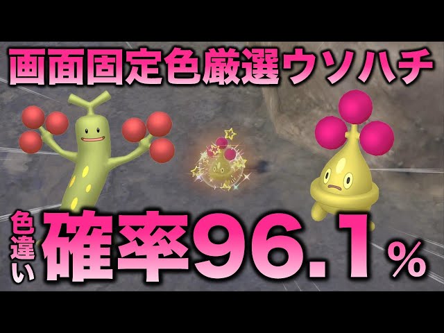 画面固定!!色厳選】ウソハチ・ウソッキー編!!【ポケモンSV