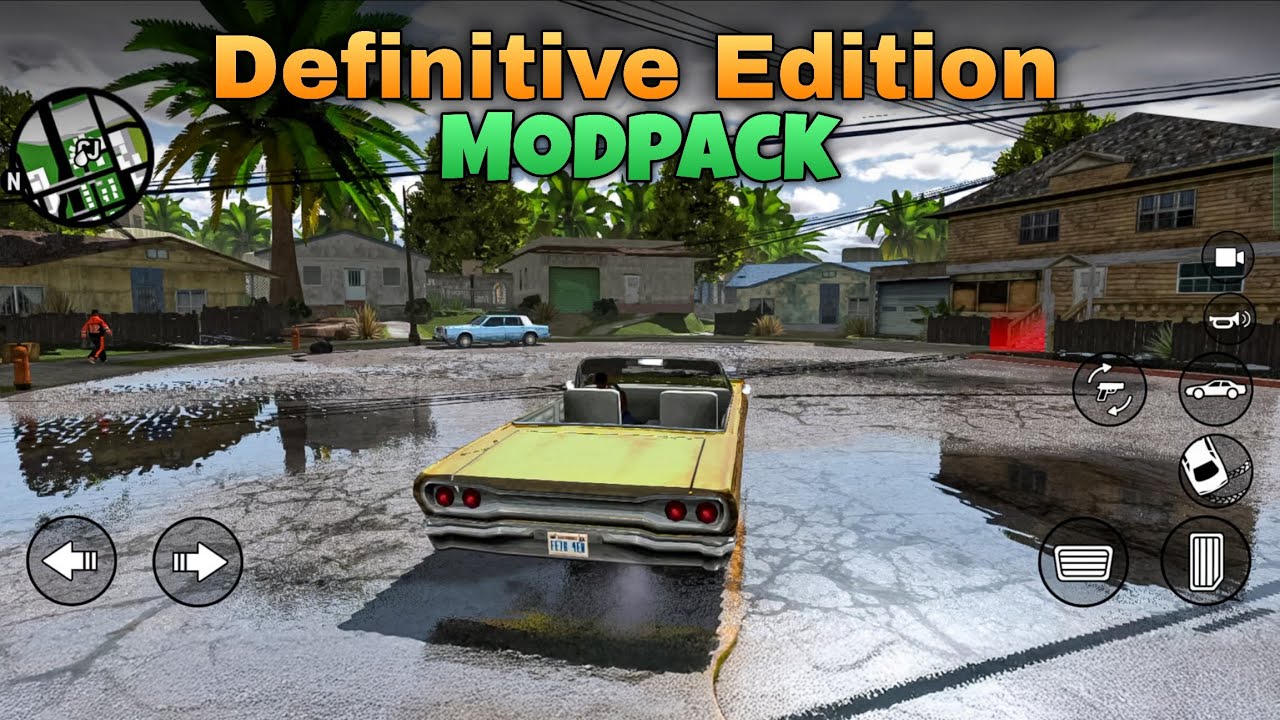GTA SA Definitive Edition Modpack for Android 🔥 Realistic Graphics ...