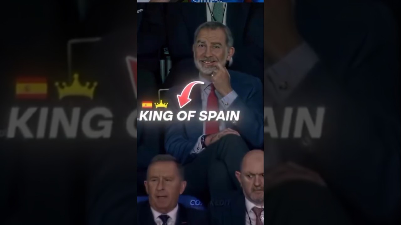 The King of Spain is amazed by Lamine Yamal's play.