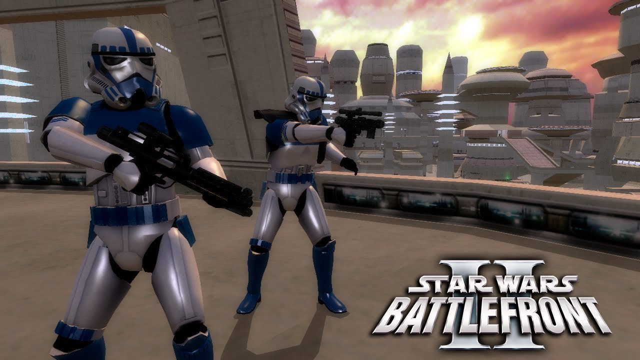 Star Wars Battlefront II - Empire: Blue Shock Troopers - Improved Sides 3 + Skin Changer