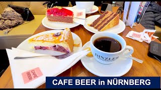 🇩🇪🇩🇪🇩🇪 Прогулка по центру Нюрнберга Германия и вкусная выпечка в кафе Cafe Beer in Nurmberg