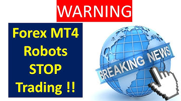 Important 5 item action list to activate your Forex Robot Trading again. Guide checklist supplied.