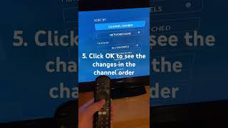Sort channels by name or number on Spectrum TV app on Xumo Streaming Box