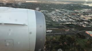 Landing At Auckland Airnz90 Tokyo-Auckland オークランド空港着陸 Nz90便