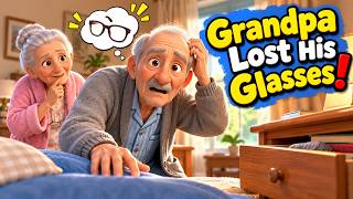 Grandpa Lost His Glasses! 👓 | Funny English Story for Beginners | Learn Daily English