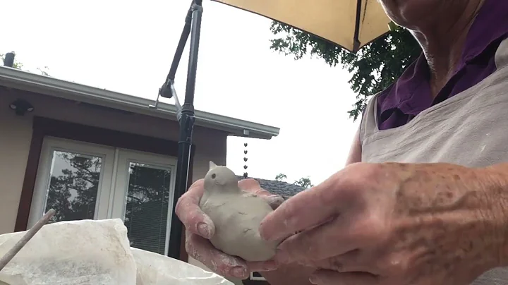 Making  a  Clay Ceramic bird