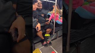 👧 Little Girl REFUSES to Let Go of Stranger on Train #shorts