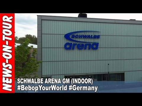 Drone flight through the Schwalbe Arena Gummersbach: Parrot Bebop 2015