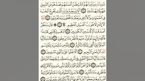 ماهر المعيقلي سورة النمل مكتوبة صفحة 379 مصحف المدينة المنورة جودة عالية
