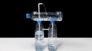 น้ำพุไม่ใช้ไฟฟ้า 2 ขวดคู่ | Plastic Bottle Fountain Without Pump