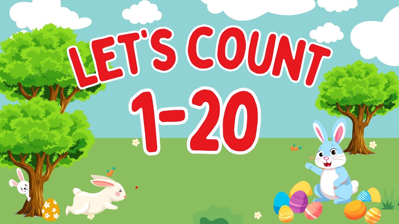 Easter Counting 1 to 20 For Kids - YouTube