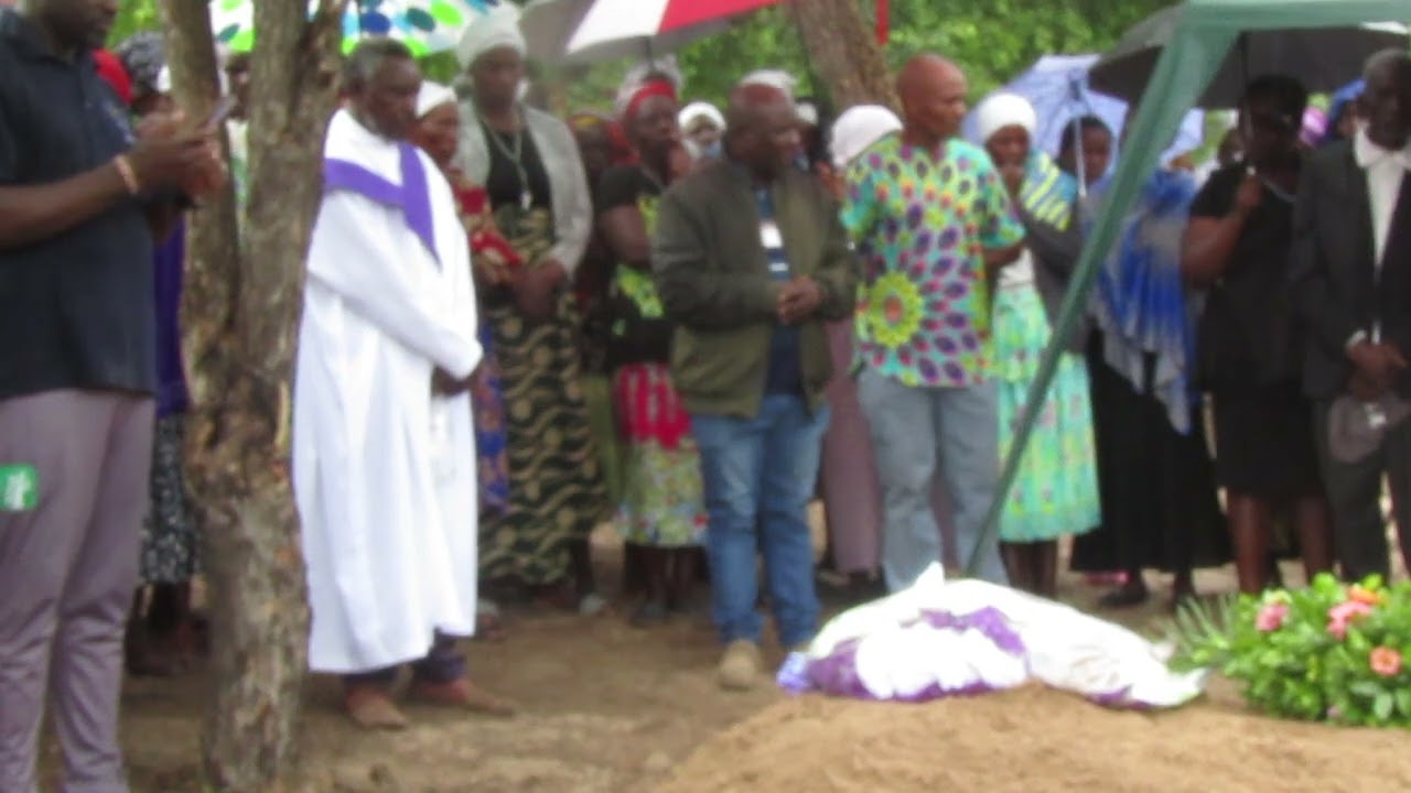 Burial day of Rudolph Ngondo Ndjamba , 13 Dec 2025 at Kandjeke graveyard Makena Village 16