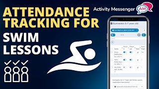 Track attendance for swim lessons