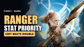 Aion 2 Ranger Stat Priority: Attack First, and Why Crit Beats Double (Global)