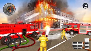 Fire Truck City Rescue Simulator - US Firefighter Truck Rescue 3D - Android Gameplay screenshot 5